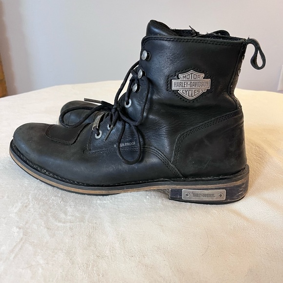 Harley-Davidson Men's Rugged Black Boots - Picture 3 of 7